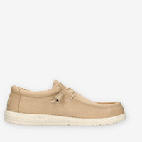Hey Dude HD.40700-265 Wally Stretch Canvas Slip on beige da uomo