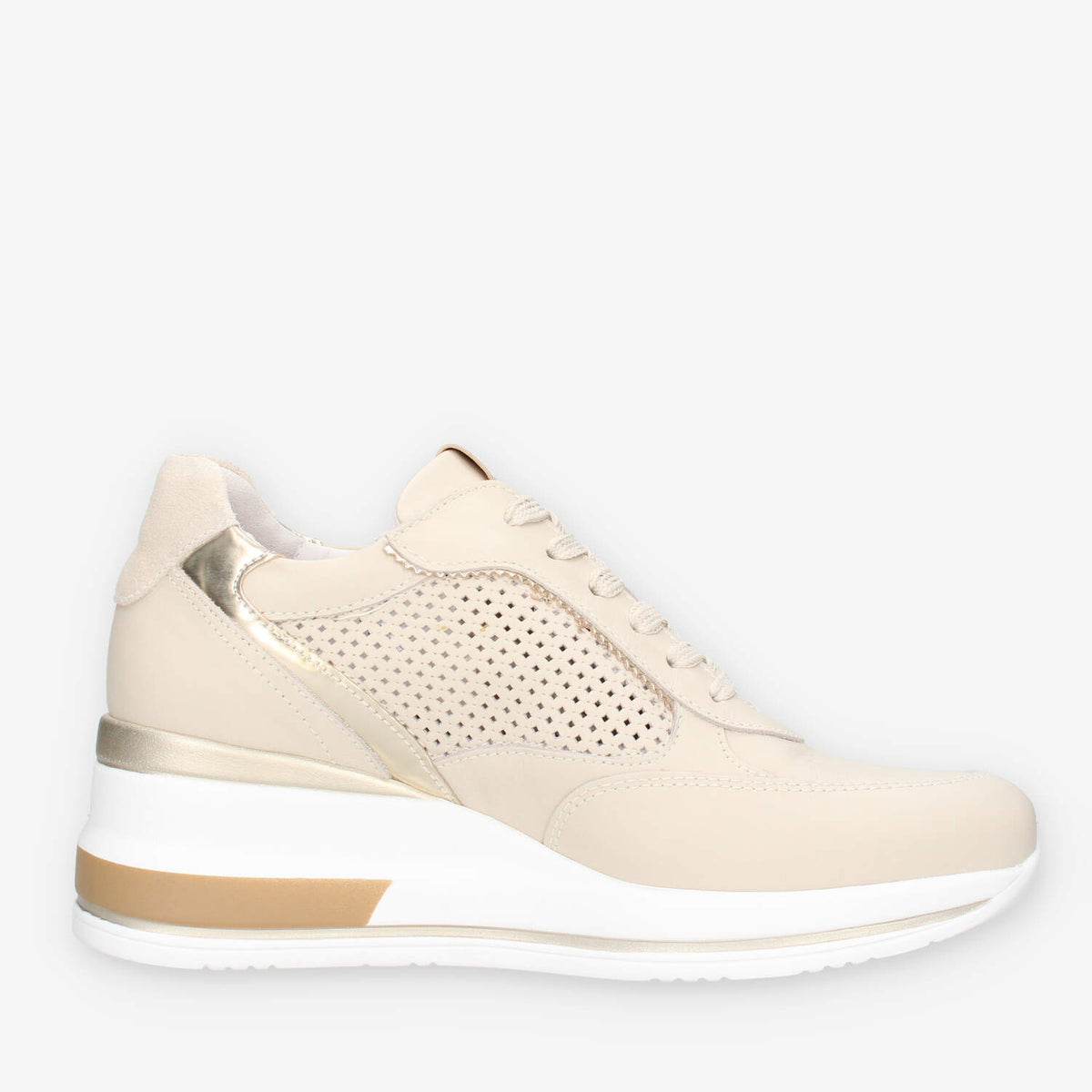 Nero Giardini E615234D-710 Sneakers beige da donna