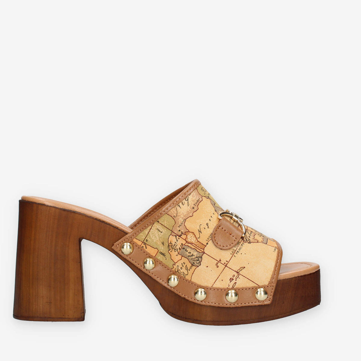 Alviero Martini Prima Classe Z1394-431H-0010 Sandali scalzati Geo Classic con tacco