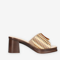 Refresh 175028-BEIGE Sandali scalzati beige da donna
