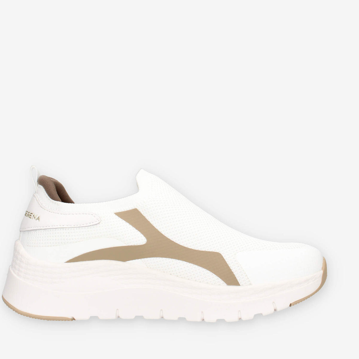 Donna Serena 145672DM-BIANCO-PLAT Slip on bianche da donna