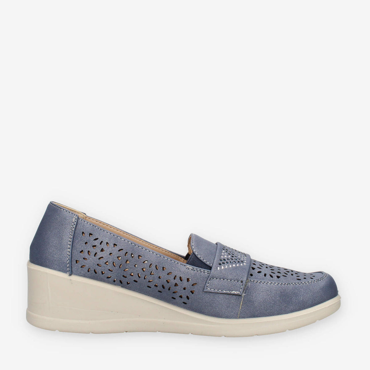 Clia Walk LIGHT34-BLU Slip on blu da donna