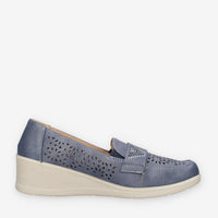 Clia Walk LIGHT34-BLU Slip on blu da donna