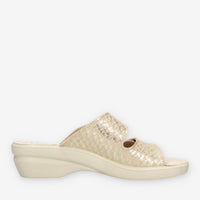 Valleverde 25312B-ORO Ciabatte oro da donna