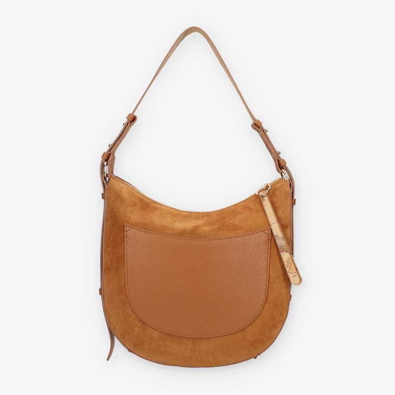 Alviero Martini Prima Classe LLD69-8646-0947 Borsa a spalla cuoio e Geo Classic