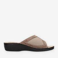Clia Walk ESTRAIBILE531-TAUPE Ciabatte taupe da donna