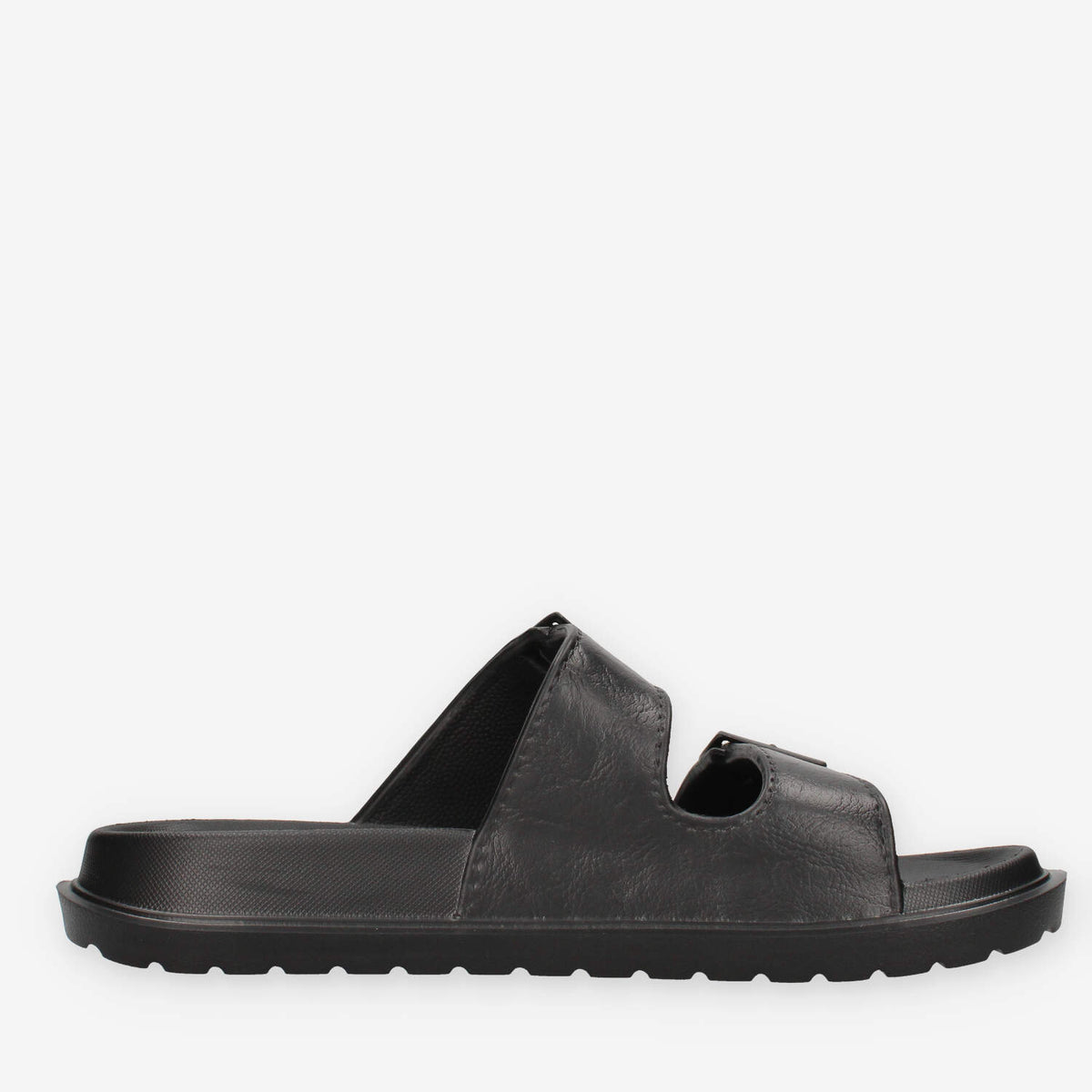 Refresh 175553-NEGRO Sandali scalzati neri da uomo