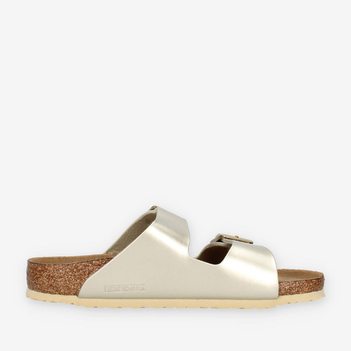 Birkenstock 1014841 Arizona Kids Sandali scalzati oro da bimba (calzata stretta)
