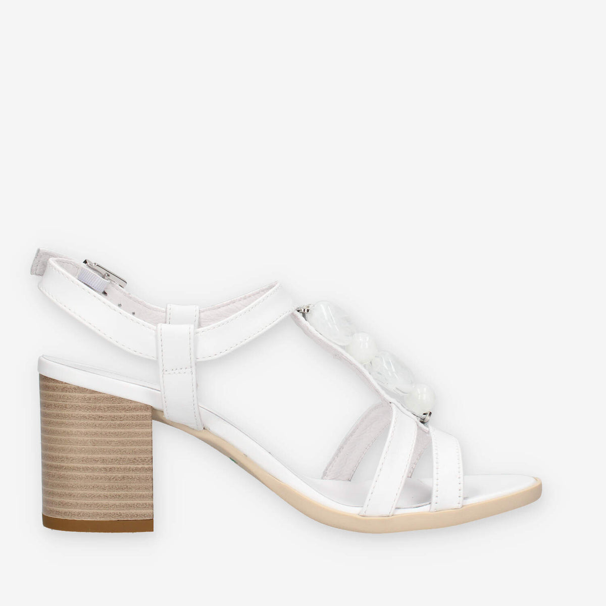 Nero Giardini E615860D-707 Sandali bianchi da donna