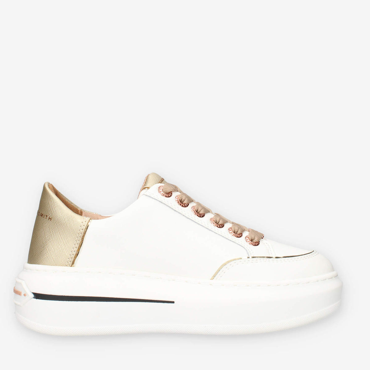 ASBALSW-1805-WGD Alexander Smith Lancaster woman Sneakers bianche e oro da donna