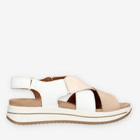 Igi&Co 1174922-PLATINO/BIANCO Sandali beige platino e bianchi da donna