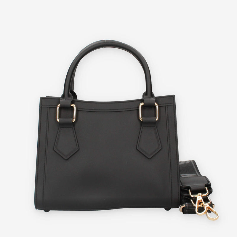 Marc Ellis FLAT WOOD S_24-BLACK / GOLD Borsa a mano nera e oro