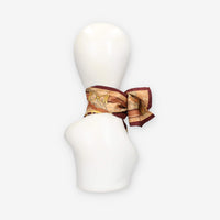 Alviero Martini Prima Classe KF103-ALOE-0300 Foulard quadrato in seta bordeaux e Geo Classic selleria