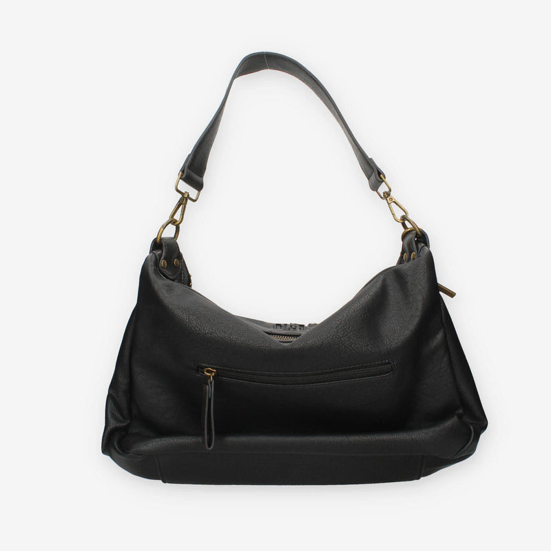 Refresh 183341-NEGRO BOLSO Borsa a spalla nero da donna