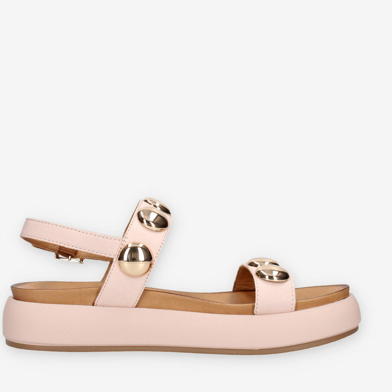 Inuovo A96048-BLUSH Sandali rosa con borchie