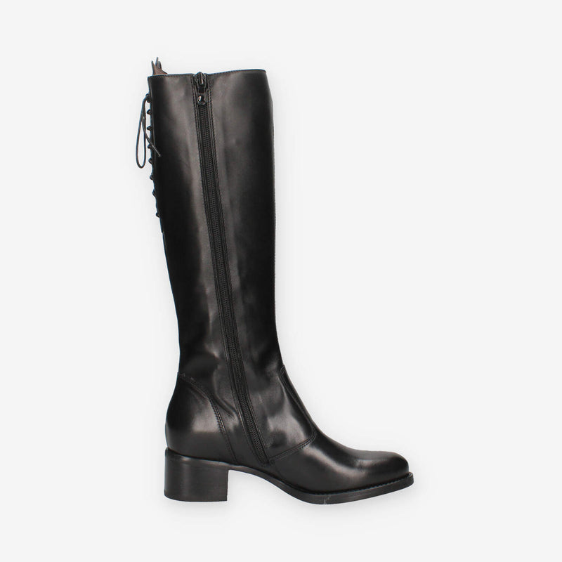Nero Giardini I514640D-100 Stivali neri da donna con tacco