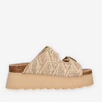 Colors of California HC.BES602-NAT Sandali scalzati beige da donna