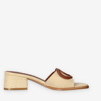 Guess FLJCN2-ELE03-NATU CERINNA2 Sandali scalzati da donna con tacco