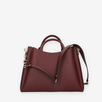 HWEZG9-51206-BUR Guess Eco Gloriana Borsa a mano burgundy a 3 scomparti