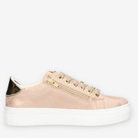 43002-PINK 4 US by Paciotti (Junior) Sneakers rosa e oro con strass