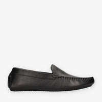 Frau 12M0-BLACK Mocassini neri da uomo