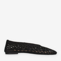 Inuovo YTA009-BLACK Ballerine nere traforate da donna