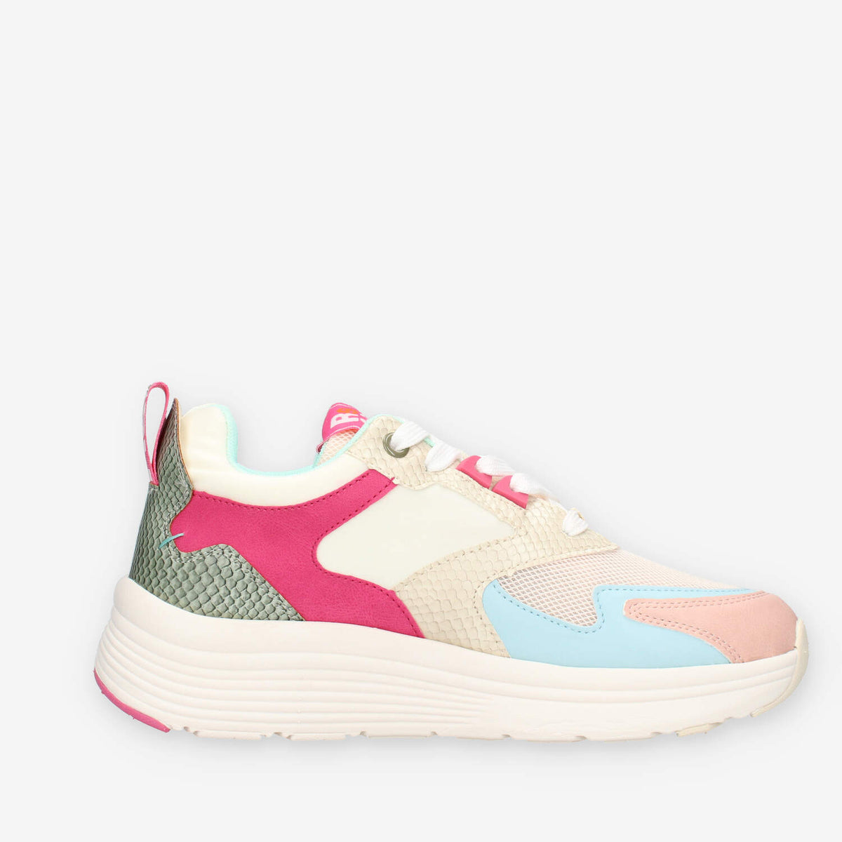 Refresh 172853-FUCSIA Sneakers fuxia multicolore da donna