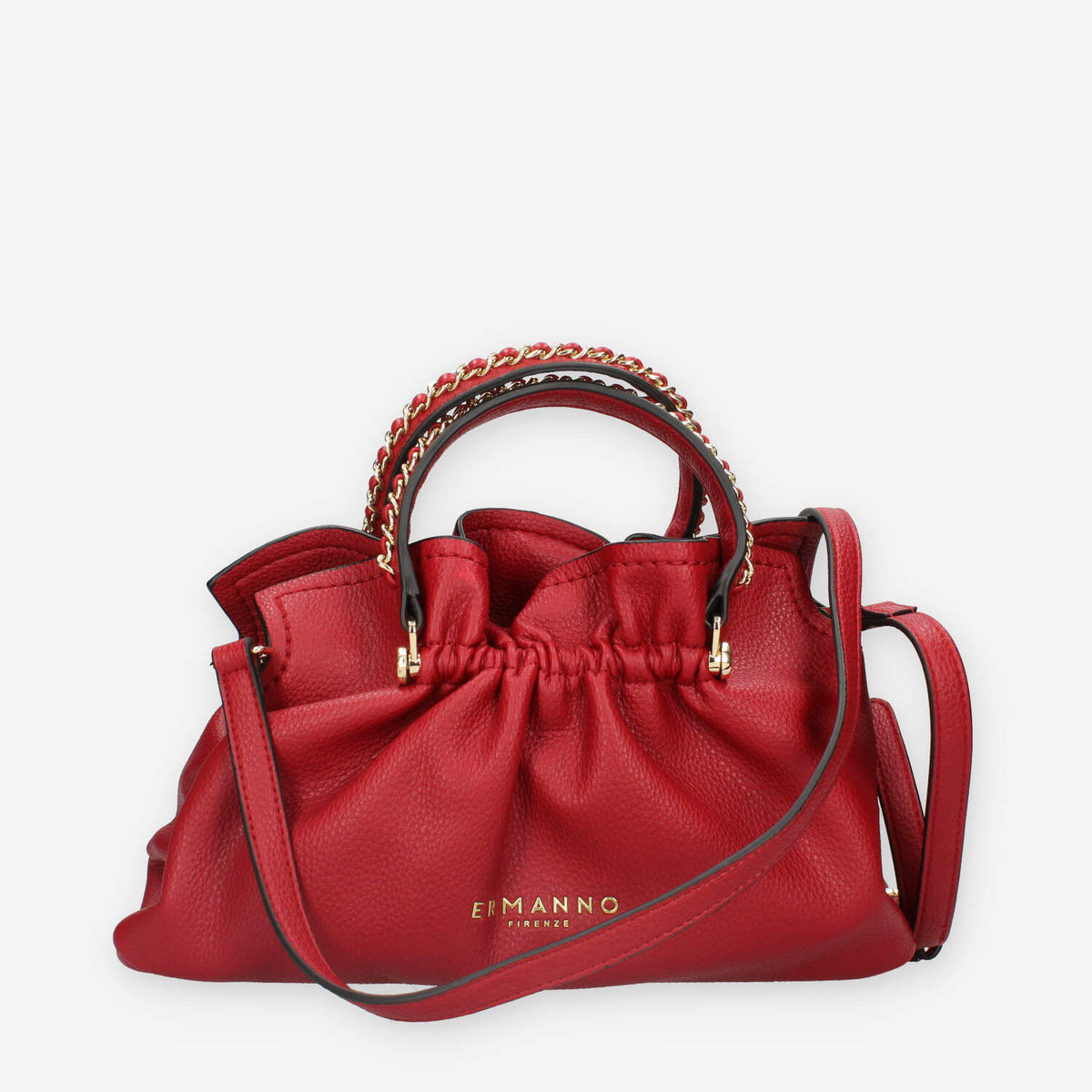 Ermanno Scervino 12401738-RED Octavia Borsa a mano rossa a 3 scomparti