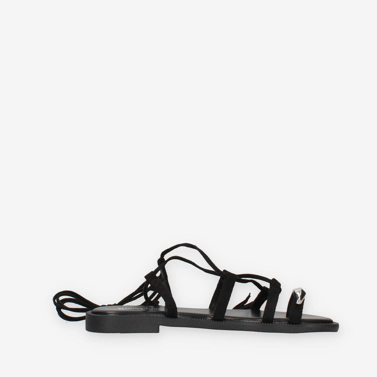 Marina Torres J41243-59-BLACK Sandali infradito neri alla schiava
