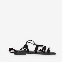 Marina Torres J41243-59-BLACK Sandali infradito neri alla schiava