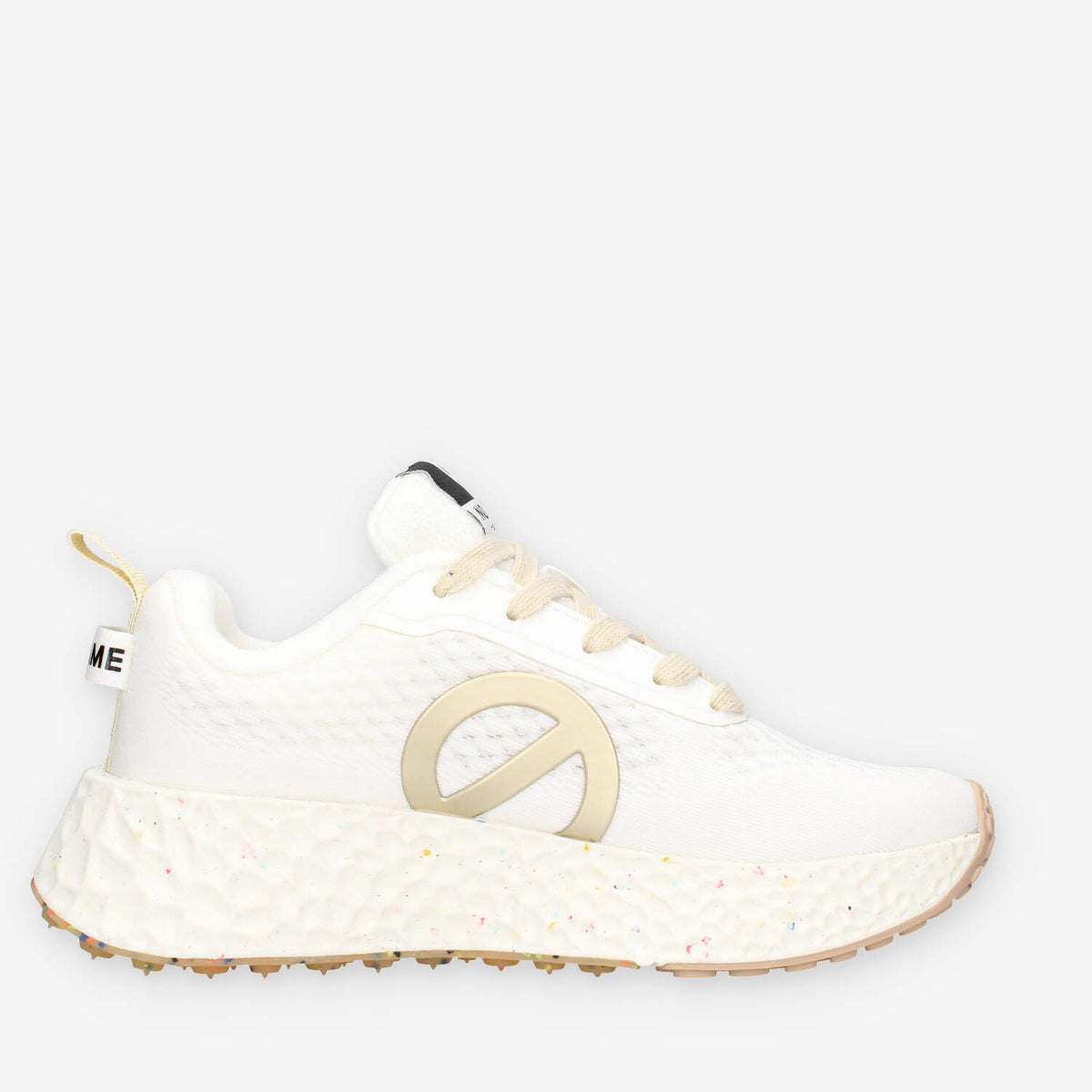 No Name LNVD-MEMT-A0 CARTER FLY W Sneakers bianche e oro da donna