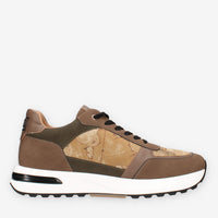 Alviero Martini Prima Classe ZU160-300H-0010 Sneakers da uomo marroni e Geo Classic