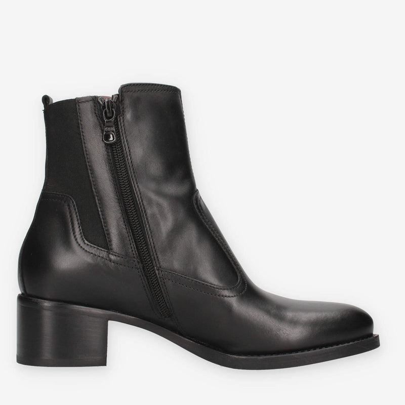 Nero Giardini I513840D-100 Stivaletti neri con tacco
