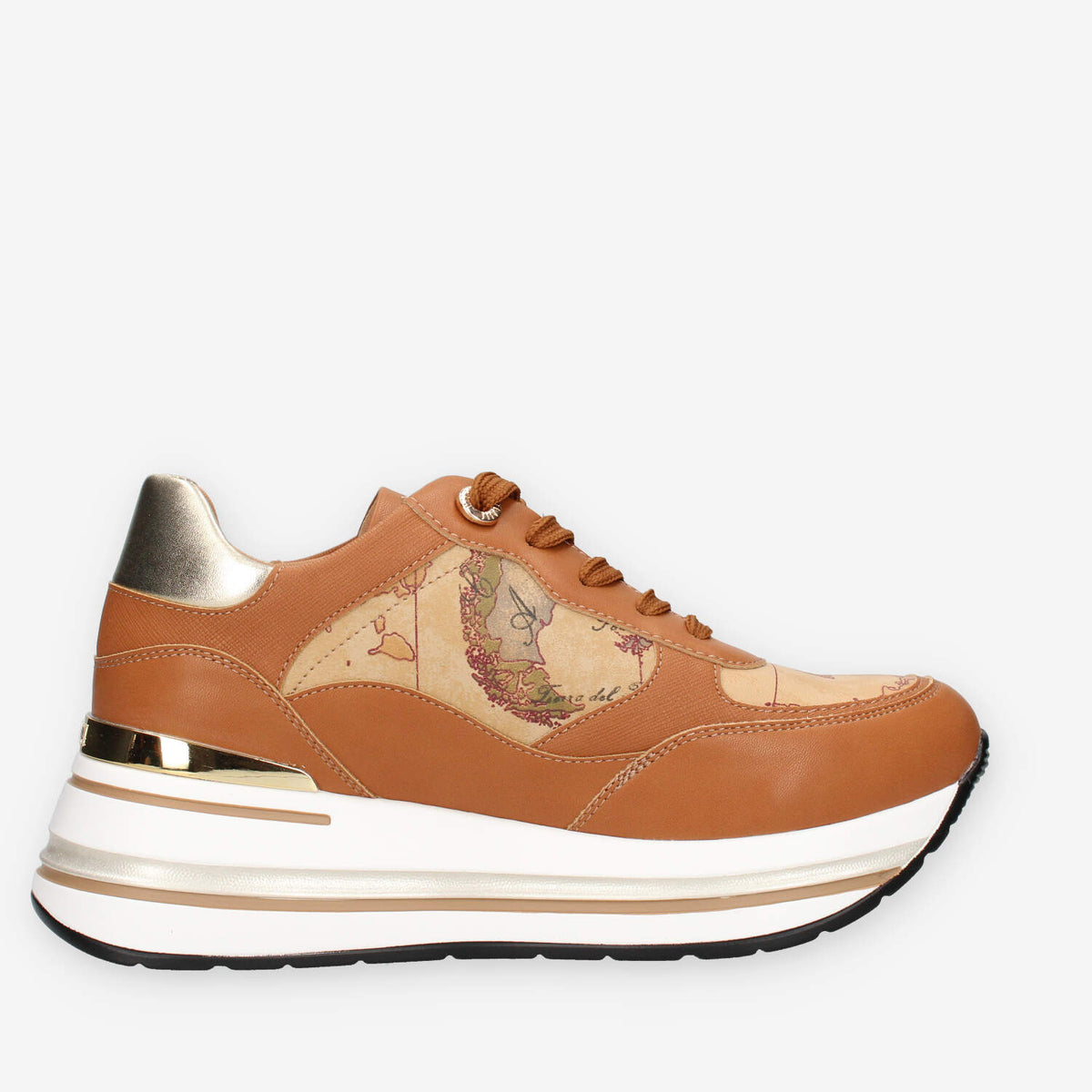 Alviero Martini Prima Classe Z1316-301D-0010 Sneakers cuoio e Geo Classic da donna