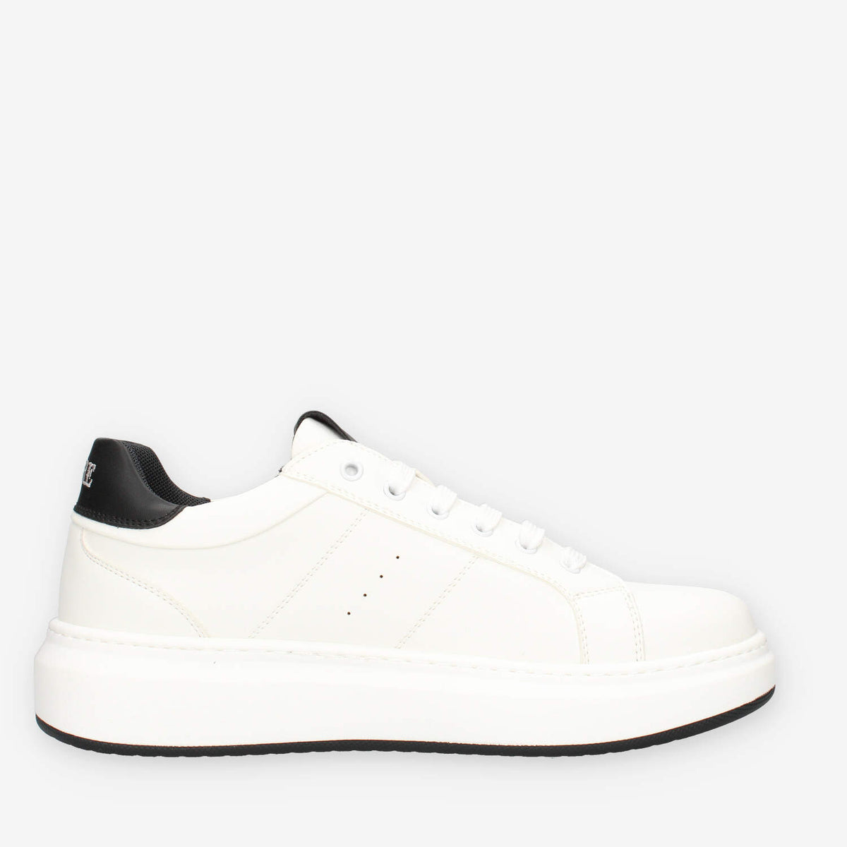 Ferre FU-190-WHITE-BLACK Sneakers bianche e nere da uomo