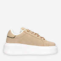 WM-6H-BEIGE Gai Mattiolo Sneakers beige da donna