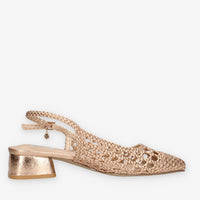 Xti Tentations 145430-NUDE Dècolletè oro rosa con tacco