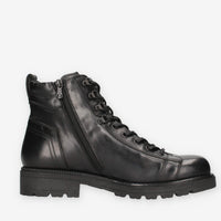 Nero Giardini I501010U-100 Anfibi neri da uomo