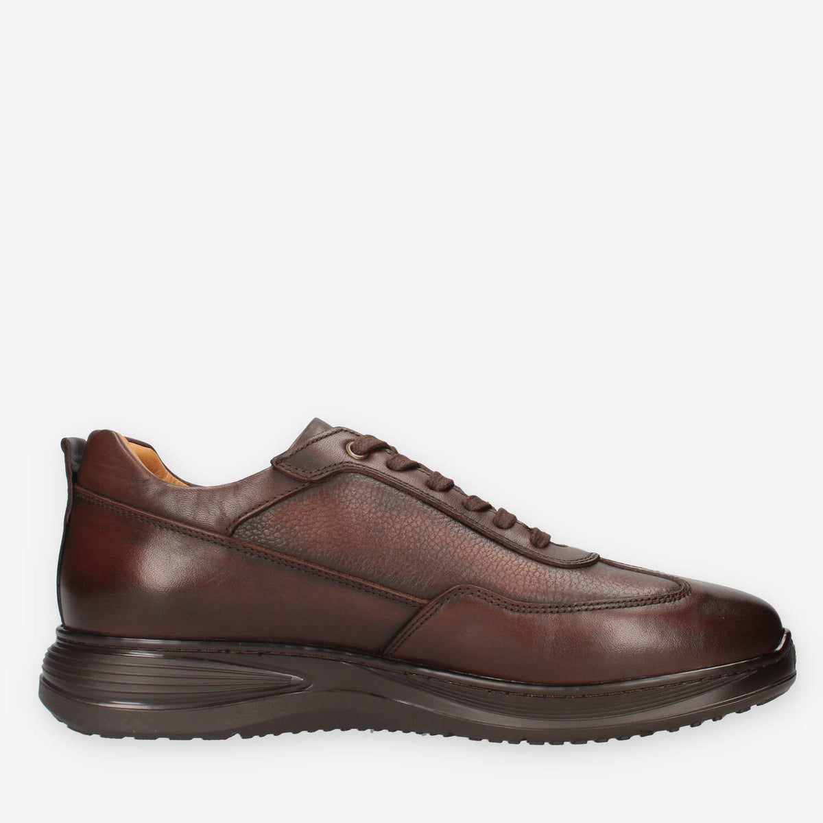 XS2316-2088-BROWN Dr. Jell's Anatomic Sneakers marroni da uomo