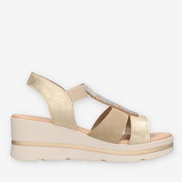 Valleverde 55581-PLATINO Sandali platino da donna