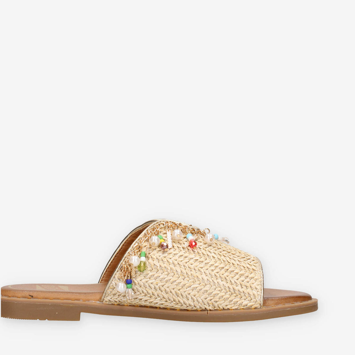 O-Joo OL61511A-026 MILEY CARRIBEAN Sandali scalzati beige da donna