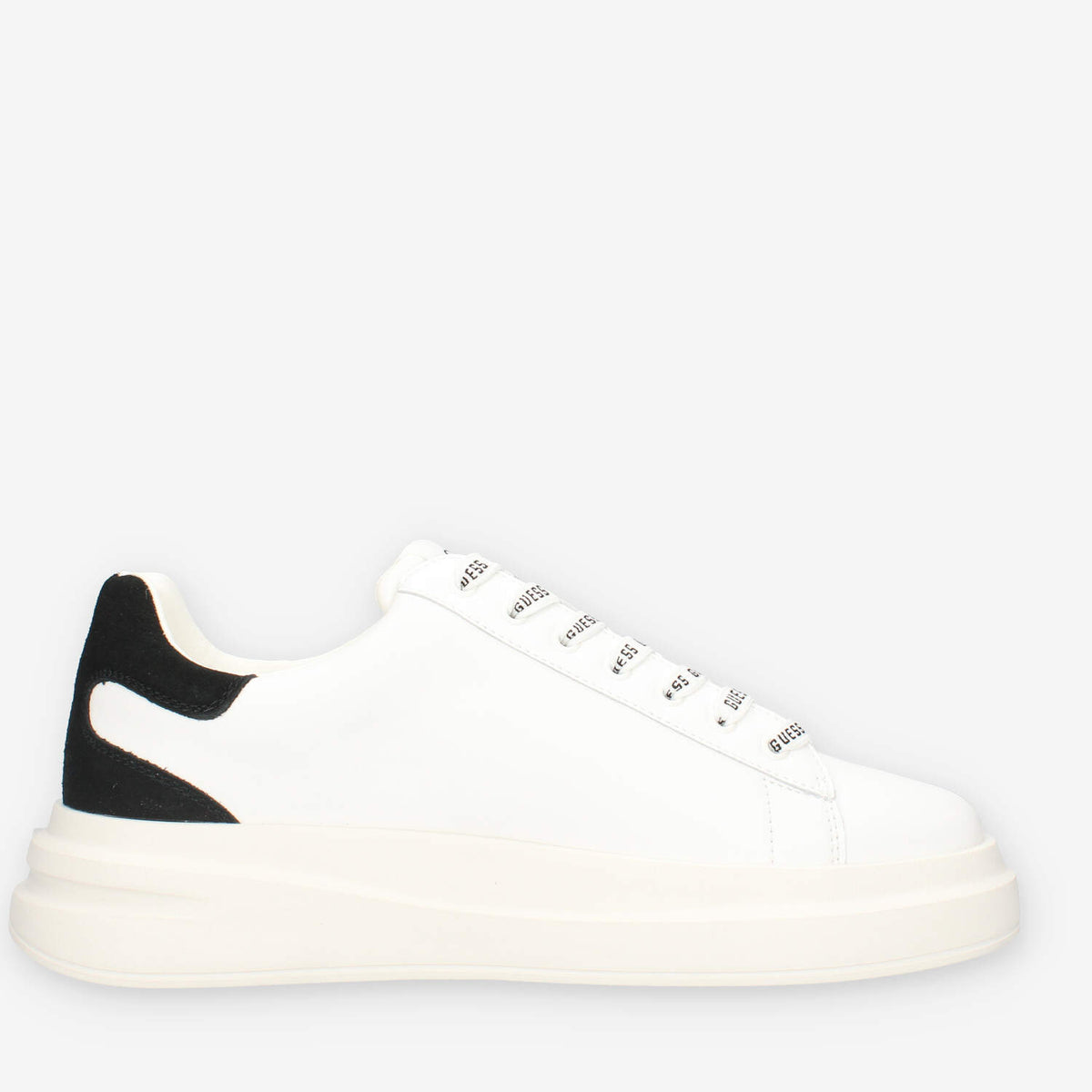 FMPVIB-SUE12-WHIBK Guess Sneakers bianche e nere da uomo