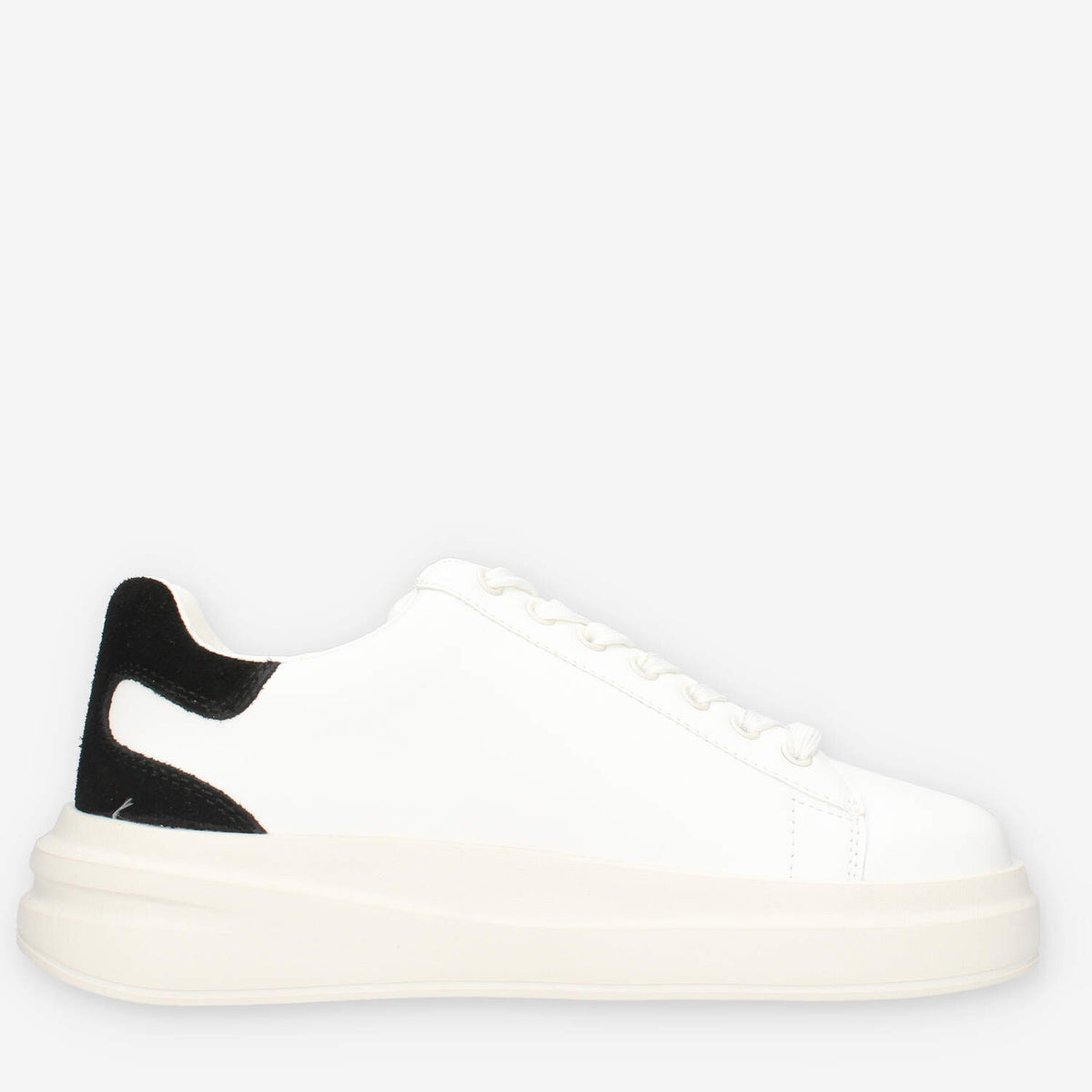 FLJELB-LEA12-WHBLK Guess Sneakers bianche e nere da donna