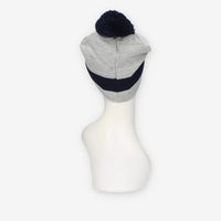 Alviero Martini Prima Classe KC038-1666-0109 Cappello blu e grigio con pon pon