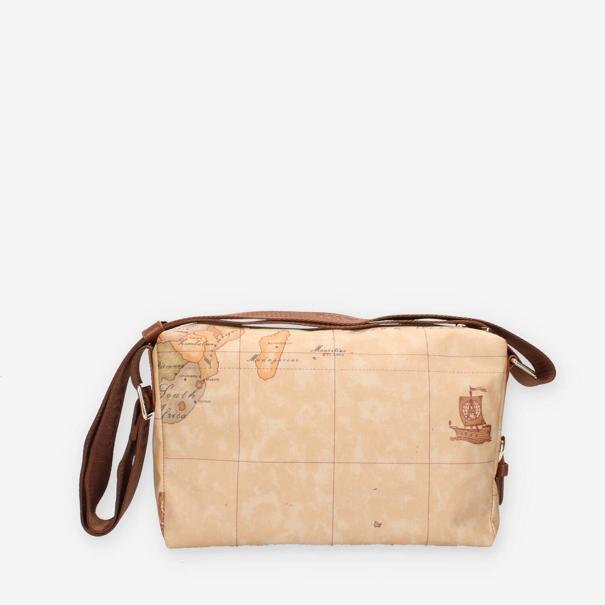 Alviero Martini Prima Classe LLD38-S578-0548 Borsa a tracolla Geo Classic e castagna