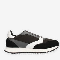 Valentino 95D2801NY-WHITE-BLACK Sneakers nere e bianche da uomo