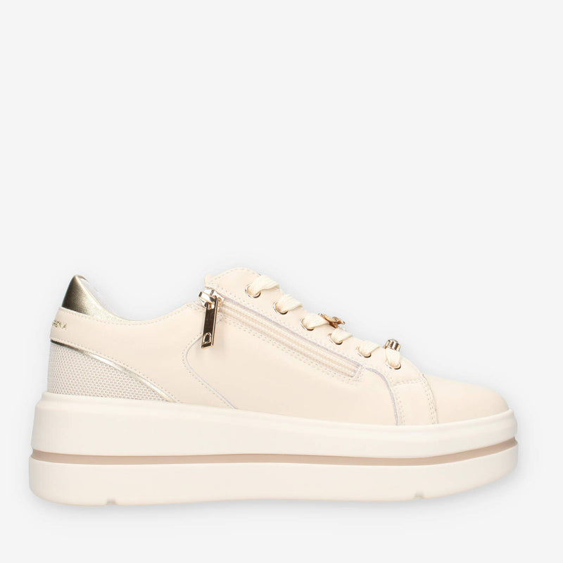 Donna Serena 185722DM-BEIGE-PLAT Sneakers beige e platino da donna