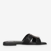 Xti Tentations 145487-NEGRO Sandali scalzati neri bassi da donna