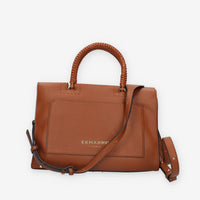 Ermanno Scervino 12401742-TAN Petra Borsa a mano marrone a 3 scomparti