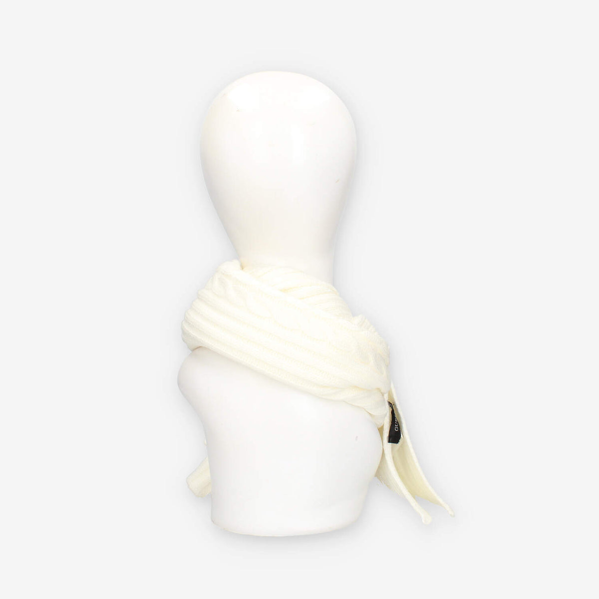 Guess AW5383-POL03-WHI KNITTED SCARF